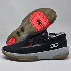 Under Armour Men's Curry 3Zer0 3 Black Basketball Shoes 3022048-003 Size 11.5